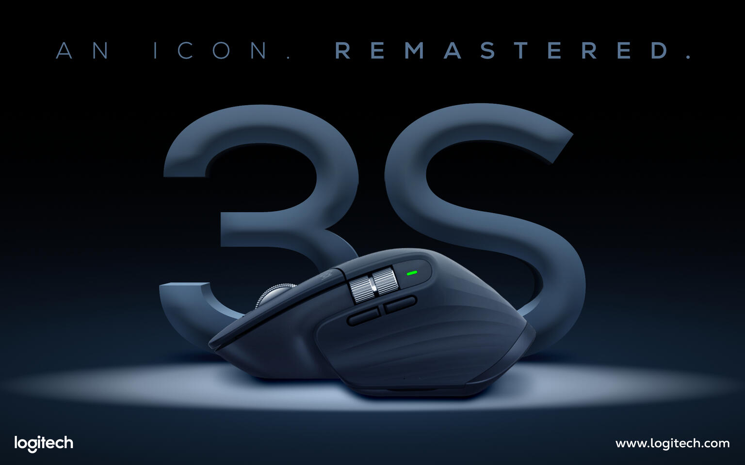 Advertisement Designs: MX Master 3S*, 2023 Adobe Photoshop