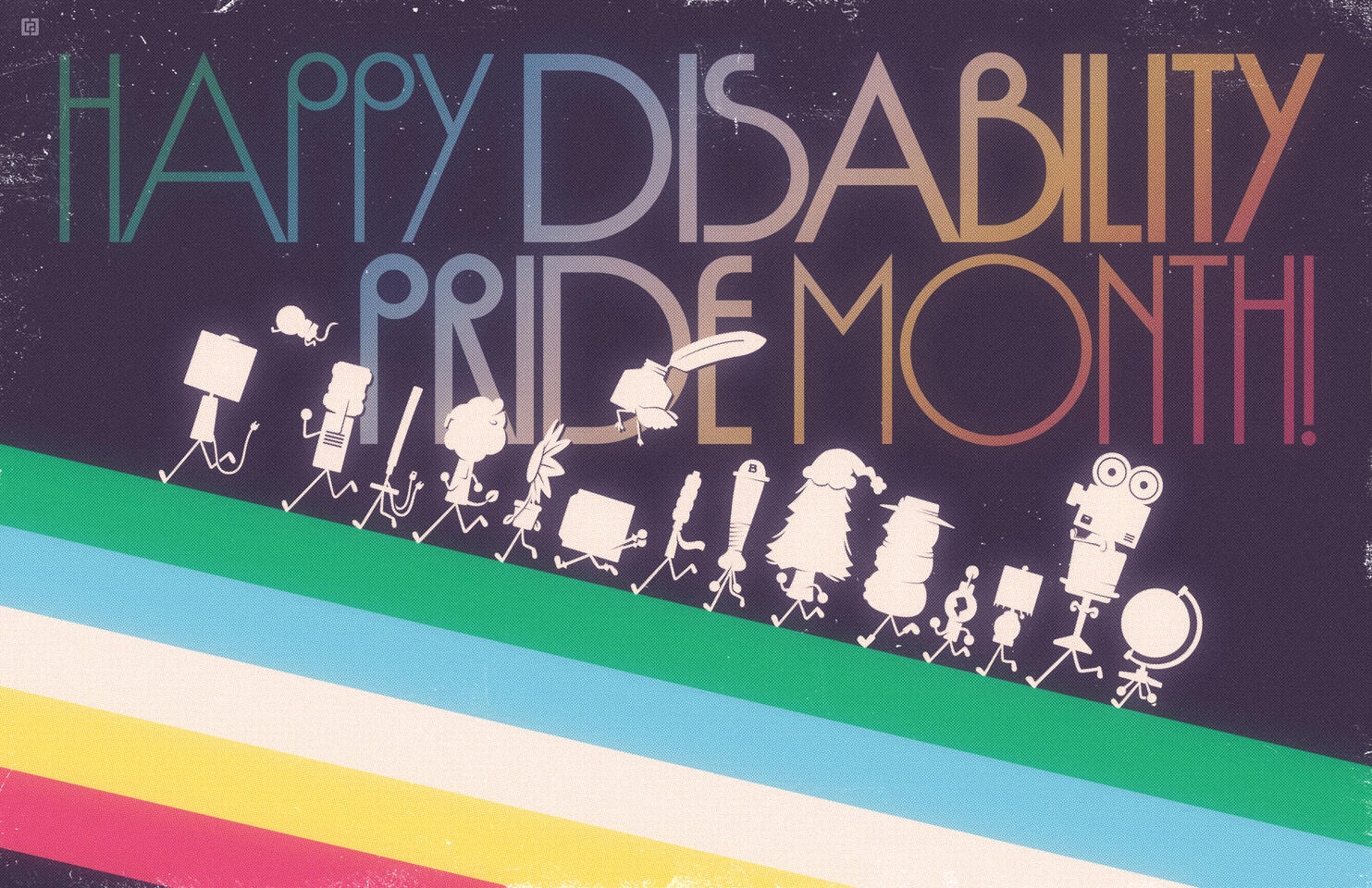 Disability Pride Run, 2023 Procreate