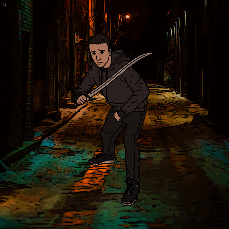 Comic Poses: Action*, 2024 Adobe Photoshop